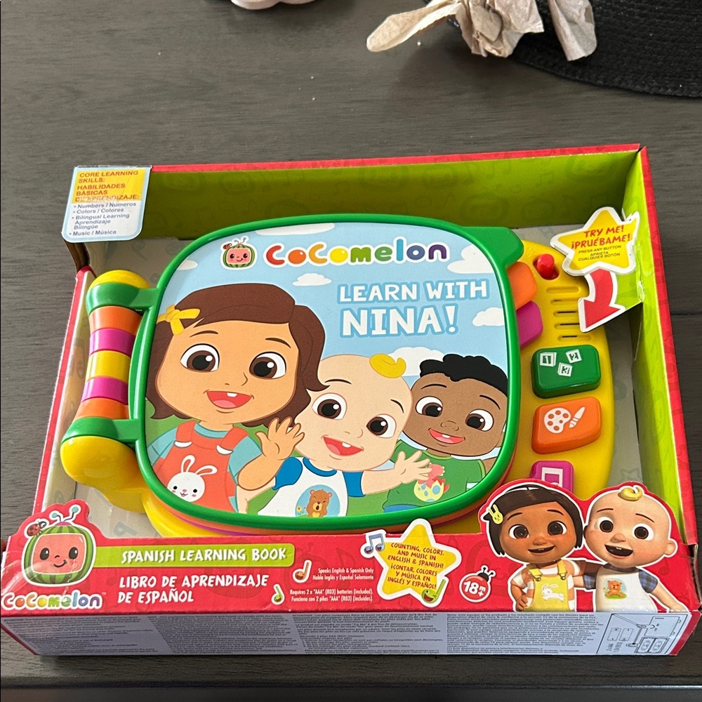 Cocomelon Spanish Learning Book